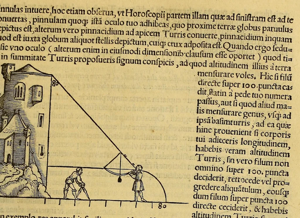 An illustration from Horoscopion Apiani generale dignoscendis horis cuiuscumque generis aptissimum ... nunc ab illo primum [et] inuentum [et] æditum ., 1533, leaf 31