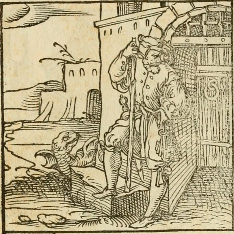An illustration from Horou Apollonos neiloou Hieroglyphika = Ori Apollinis niliaci, De sacris notis & sculpturis libri duo, 1551, leaf 108