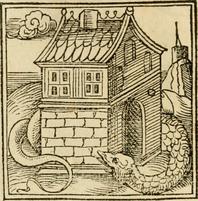 An illustration from Horou Apollonos neiloou Hieroglyphika = Ori Apollinis niliaci, De sacris notis & sculpturis libri duo, 1551, leaf 109