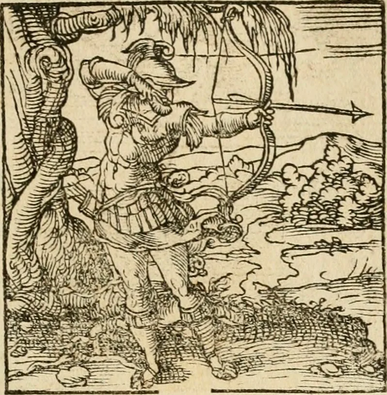An illustration from Horou Apollonos neiloou Hieroglyphika = Ori Apollinis niliaci, De sacris notis & sculpturis libri duo, 1551, leaf 132