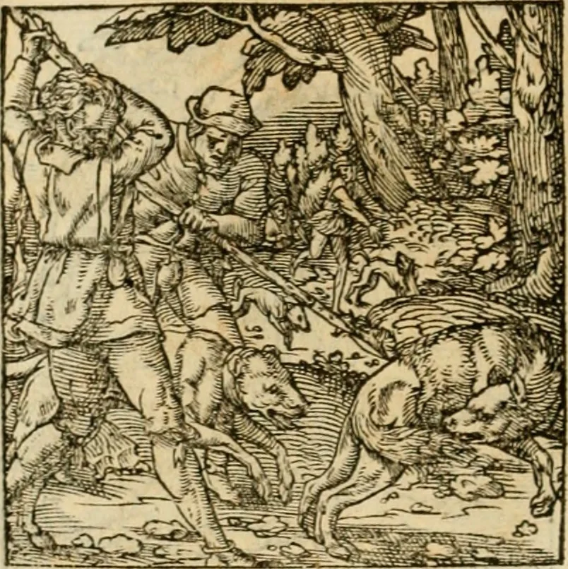 An illustration from Horou Apollonos neiloou Hieroglyphika = Ori Apollinis niliaci, De sacris notis & sculpturis libri duo, 1551, leaf 193