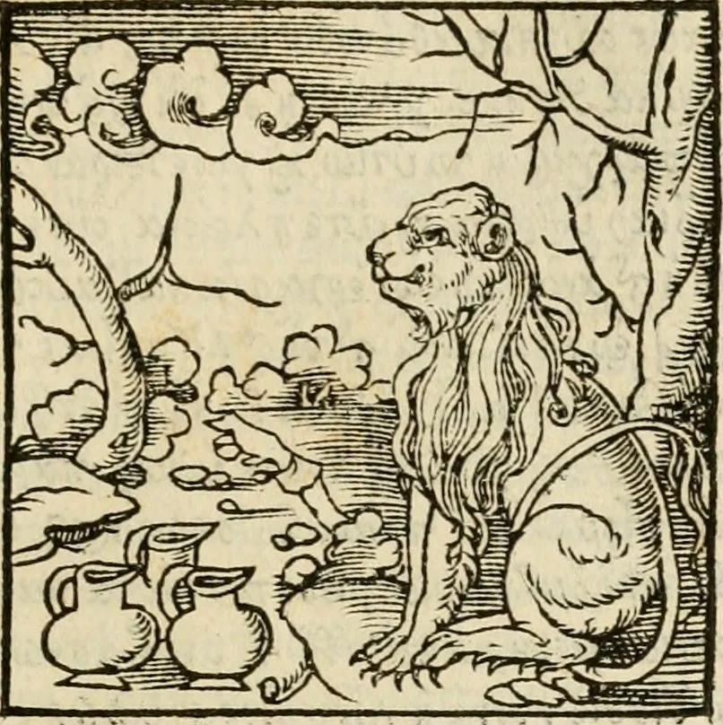 An illustration from Horou Apollonos neiloou Hieroglyphika = Ori Apollinis niliaci, De sacris notis & sculpturis libri duo, 1551, leaf 60
