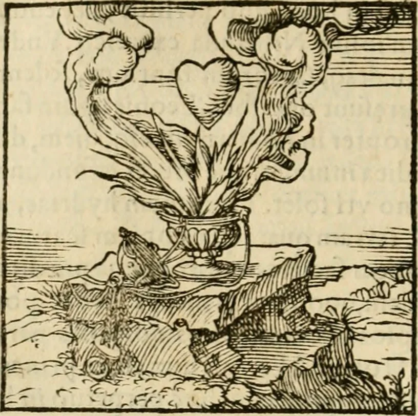 An illustration from Horou Apollonos neiloou Hieroglyphika = Ori Apollinis niliaci, De sacris notis & sculpturis libri duo, 1551, leaf 63