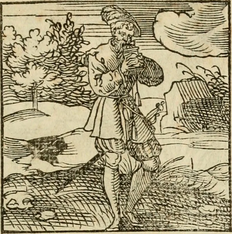 An illustration from Horou Apollonos neiloou Hieroglyphika = Ori Apollinis niliaci, De sacris notis & sculpturis libri duo, 1551, leaf 86