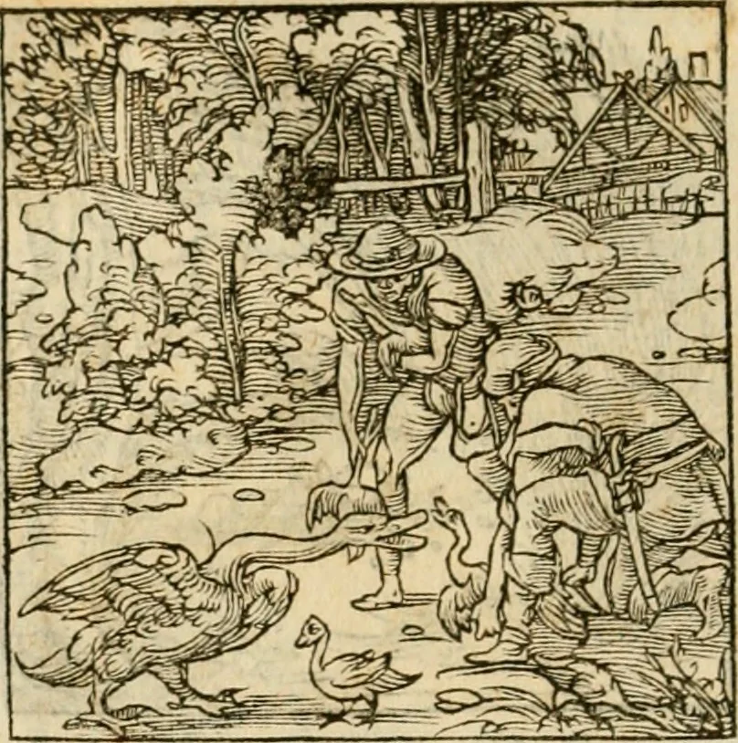 An illustration from Horou Apollonos neiloou Hieroglyphika = Ori Apollinis niliaci, De sacris notis & sculpturis libri duo, 1551, leaf 99