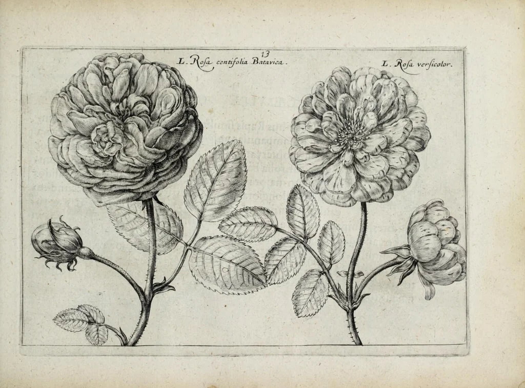 An illustration from Hortus floridus in quo rariorum & minus vulgarium florum icones ad vivam veramq[ue] formam accuratissime delineatae, et secundum quatuor anni tempora divisae exhibentur, 1614, leaf 123