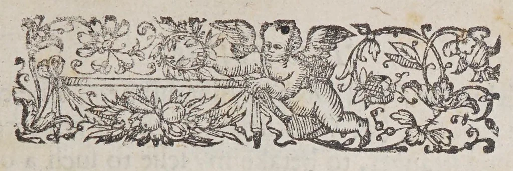 An illustration from An houre glasse of Indian newes. Or A true and tragicall discourse, shewing the most lamentable miseries, and distressed calamities indured by 67 Englishmen, which were sent for a supply to the planting in Guiana in the yeare. 1605. : VVho not finding the saide place, were for want of victuall, left a shore in Saint Lucia, an island of caniballs, or men-eaters in the West-Indyes, vnder the conduct of Captain Sen-Iohns, of all which said number, onely a 11. are supposed to be still liuing, whereof 4. are lately returnd into England., 1607, leaf 15