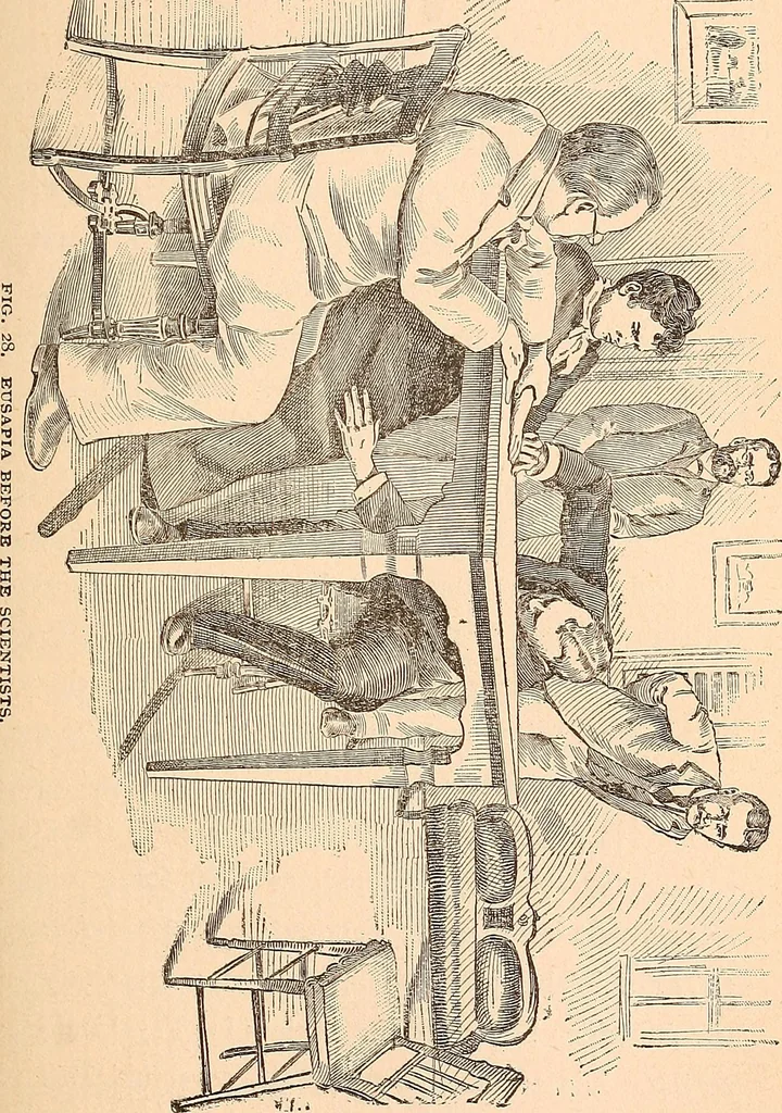An illustration from Hours with the ghosts, or, Nineteenth century witchcraft : illustrated investigations into the phenomena of spiritualism and theosophy, 1897, leaf 180