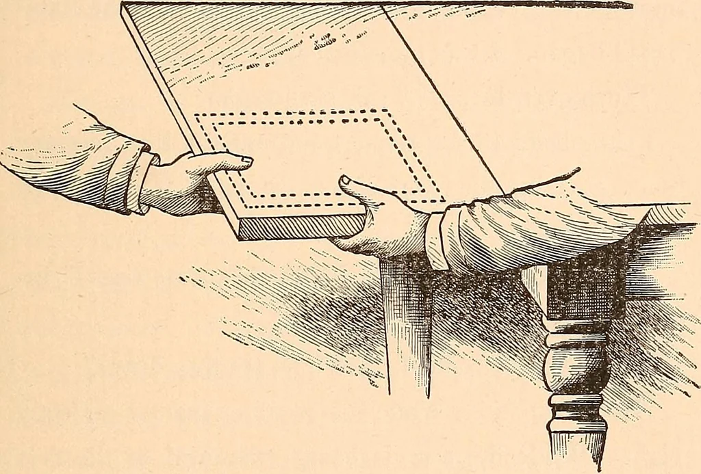 An illustration from Hours with the ghosts, or, Nineteenth century witchcraft : illustrated investigations into the phenomena of spiritualism and theosophy, 1897, leaf 54