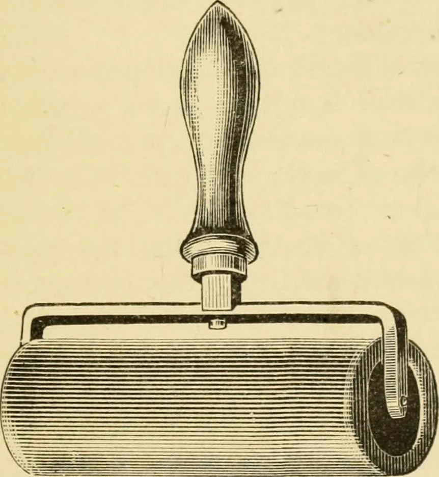 An illustration from House decoration : comprising whitewashing, paperhanging, painting, etc., 1897, leaf 140