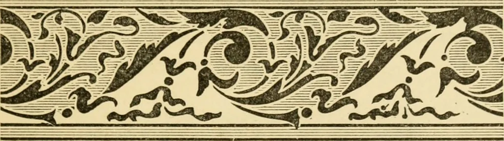 An illustration from House decoration : comprising whitewashing, paperhanging, painting, etc., 1897, leaf 154
