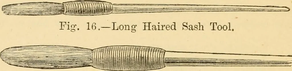 An illustration from House decoration : comprising whitewashing, paperhanging, painting, etc., 1897, leaf 65