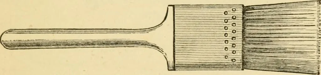 An illustration from House decoration : comprising whitewashing, paperhanging, painting, etc., 1897, leaf 66