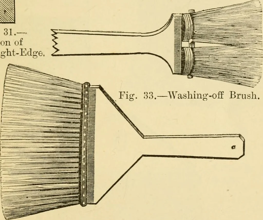 An illustration from House decoration : comprising whitewashing, paperhanging, painting, etc., 1897, leaf 68