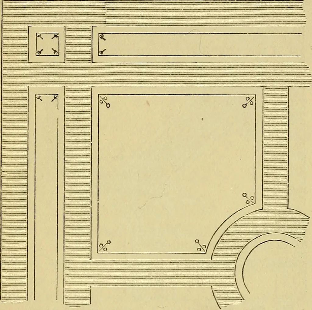 An illustration from House decoration : comprising whitewashing, paperhanging, painting, etc. ; with numerous engravings and diagrams, 1914, leaf 112