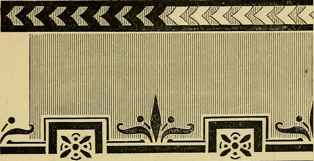 An illustration from House decoration : comprising whitewashing, paperhanging, painting, etc. ; with numerous engravings and diagrams, 1914, leaf 148