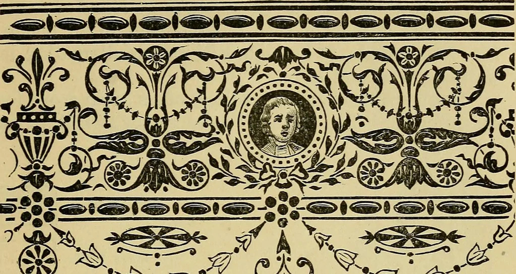 An illustration from House decoration : comprising whitewashing, paperhanging, painting, etc. ; with numerous engravings and diagrams, 1914, leaf 154