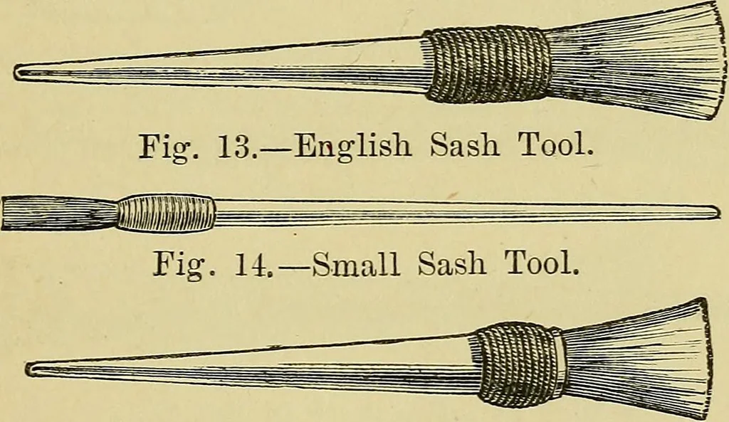 An illustration from House decoration : comprising whitewashing, paperhanging, painting, etc. ; with numerous engravings and diagrams, 1914, leaf 62