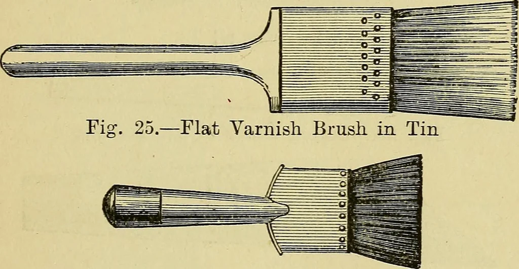 An illustration from House decoration : comprising whitewashing, paperhanging, painting, etc. ; with numerous engravings and diagrams, 1914, leaf 64