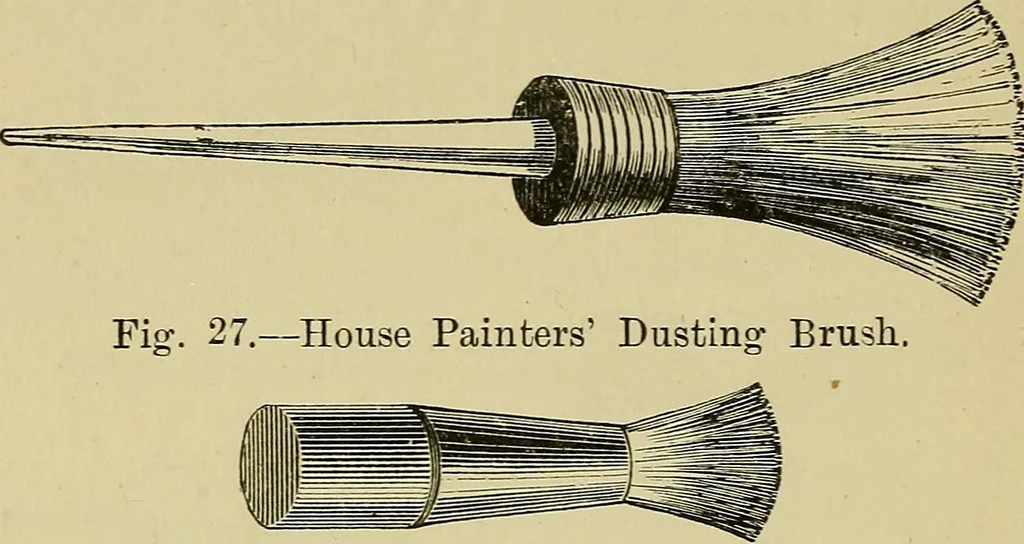 An illustration from House decoration : comprising whitewashing, paperhanging, painting, etc. ; with numerous engravings and diagrams, 1914, leaf 65