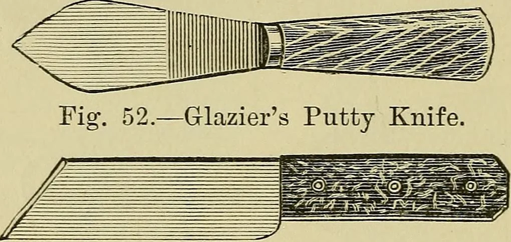 An illustration from House decoration : comprising whitewashing, paperhanging, painting, etc. ; with numerous engravings and diagrams, 1914, leaf 73