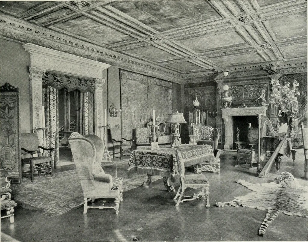 An illustration from The house dignified; its design, its arrangement and its decoration, 1908, leaf 112