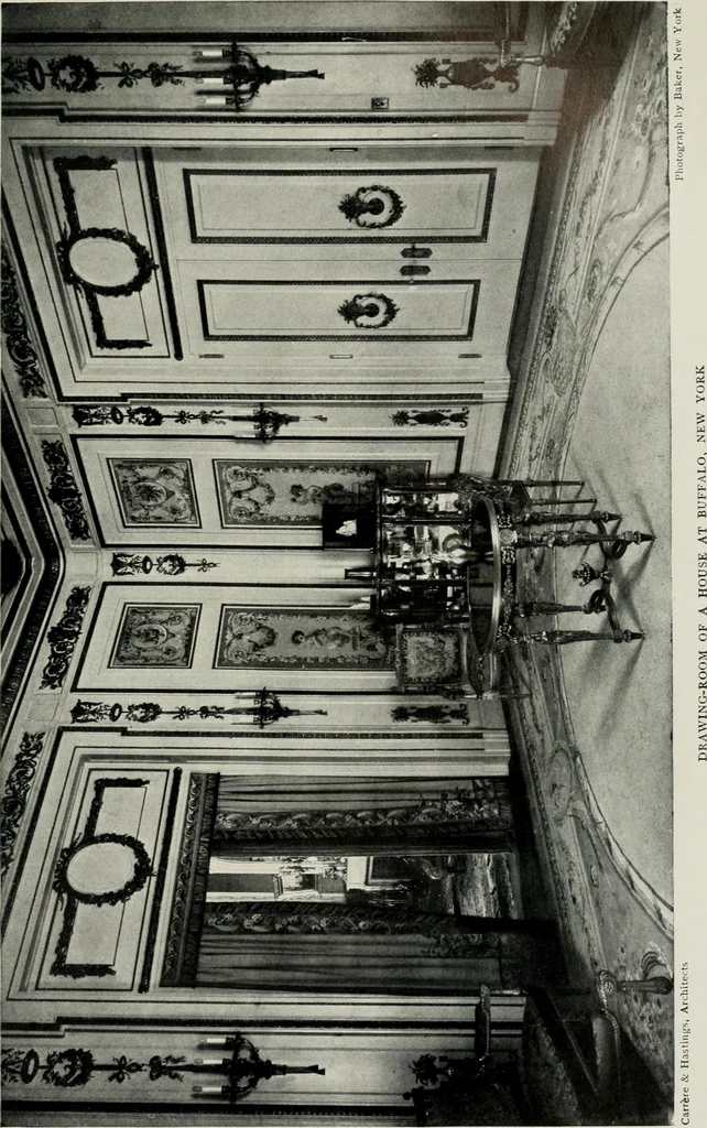 An illustration from The house dignified; its design, its arrangement and its decoration, 1908, leaf 128