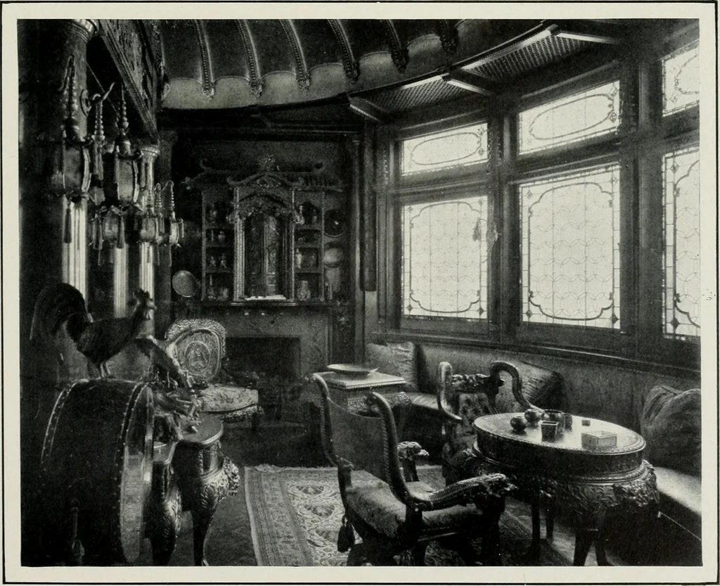 An illustration from The house dignified; its design, its arrangement and its decoration, 1908, leaf 138
