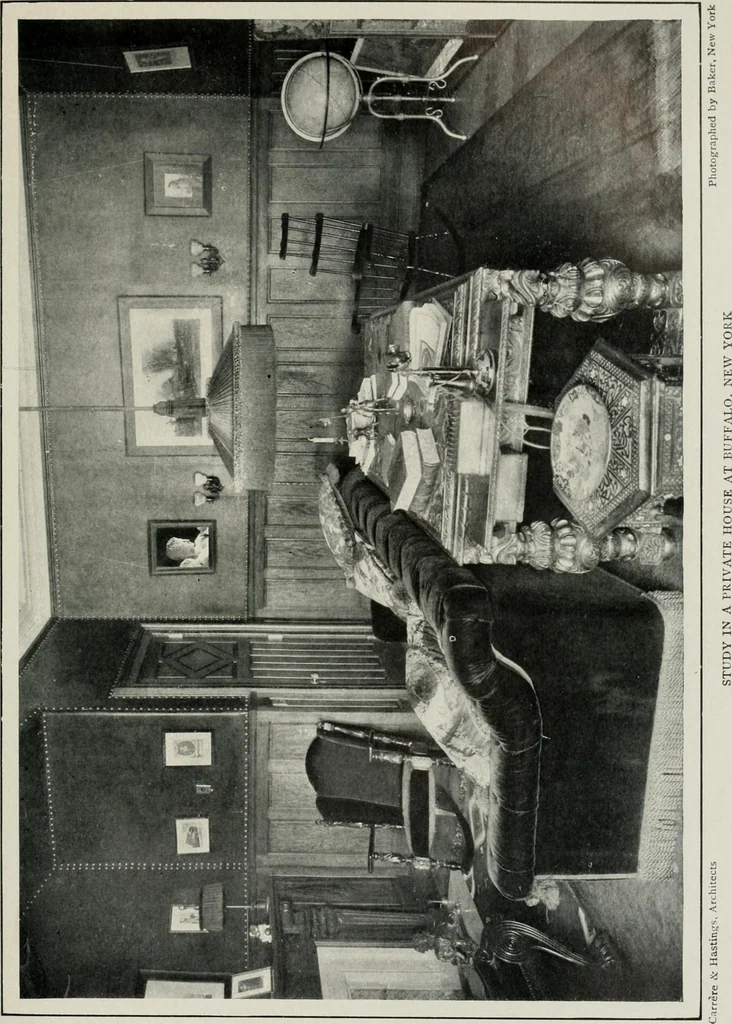 An illustration from The house dignified; its design, its arrangement and its decoration, 1908, leaf 148