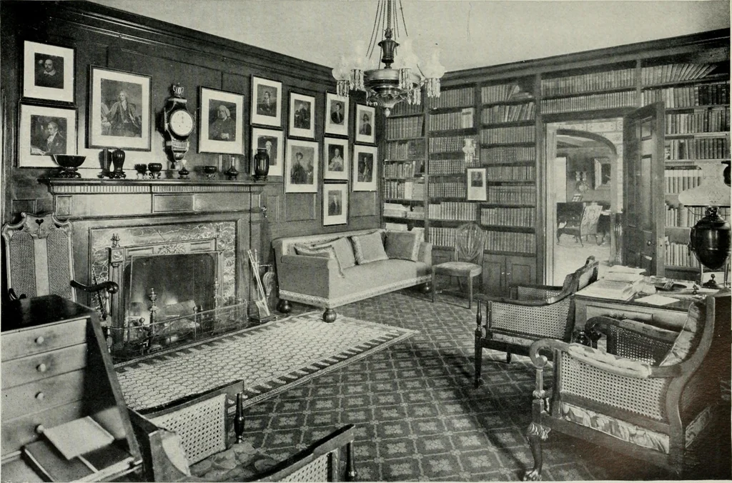 An illustration from The house dignified; its design, its arrangement and its decoration, 1908, leaf 160