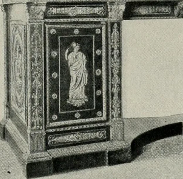 An illustration from The house dignified; its design, its arrangement and its decoration, 1908, leaf 164