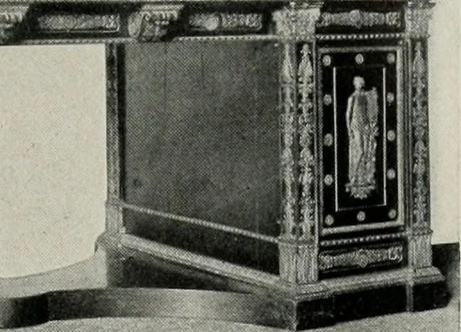 An illustration from The house dignified; its design, its arrangement and its decoration, 1908, leaf 164