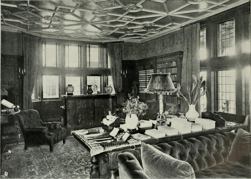 An illustration from The house dignified; its design, its arrangement and its decoration, 1908, leaf 168