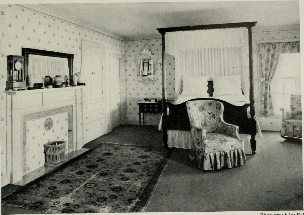 An illustration from The house dignified; its design, its arrangement and its decoration, 1908, leaf 188