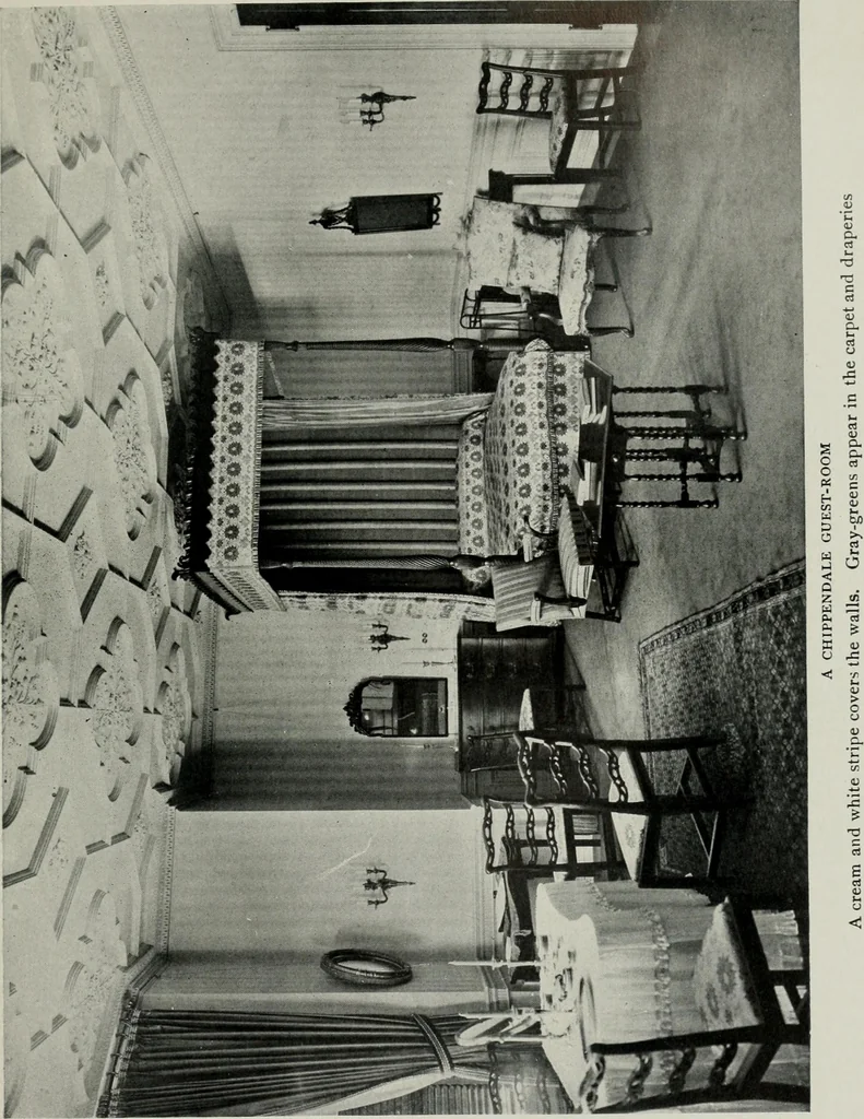 An illustration from The house dignified; its design, its arrangement and its decoration, 1908, leaf 196