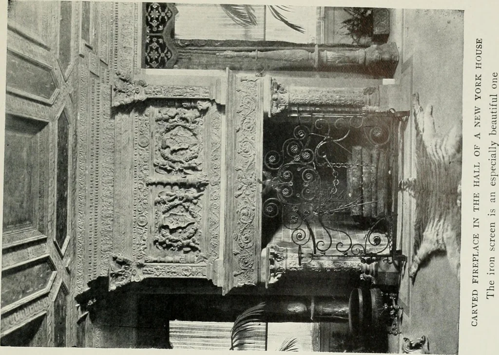 An illustration from The house dignified; its design, its arrangement and its decoration, 1908, leaf 244