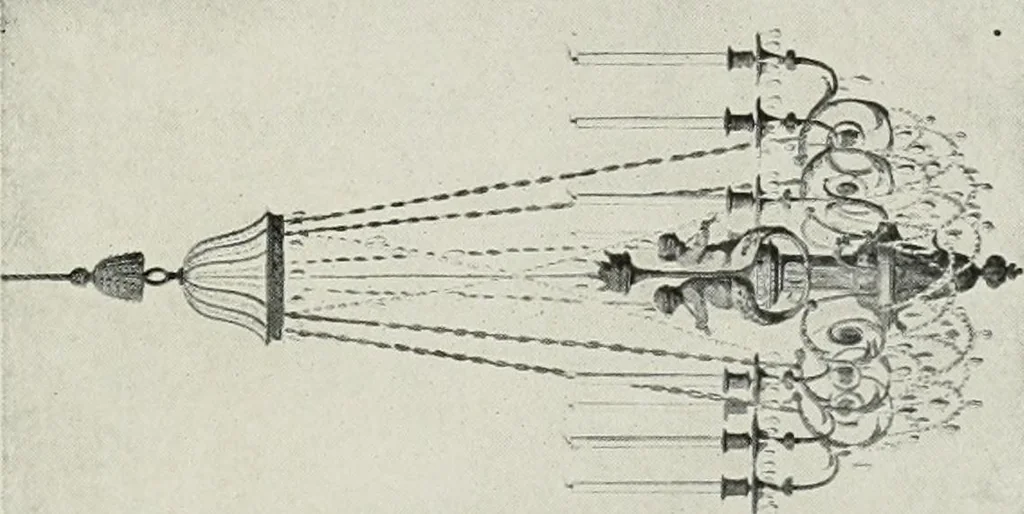 An illustration from The house dignified; its design, its arrangement and its decoration, 1908, leaf 254