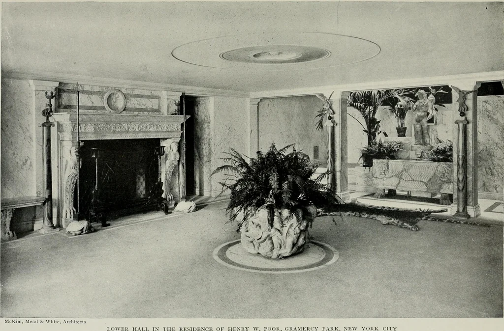 An illustration from The house dignified; its design, its arrangement and its decoration, 1908, leaf 44