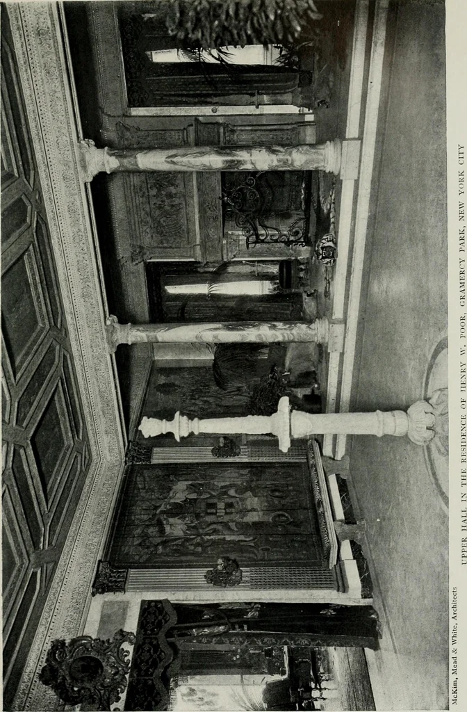 An illustration from The house dignified; its design, its arrangement and its decoration, 1908, leaf 52