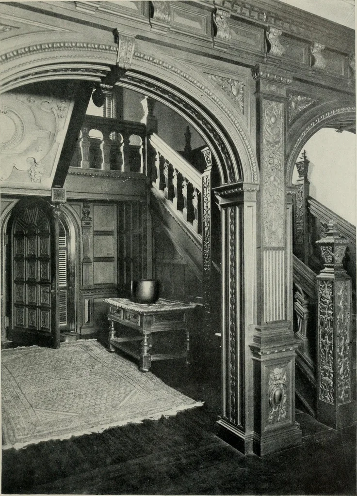 An illustration from The house dignified; its design, its arrangement and its decoration, 1908, leaf 60