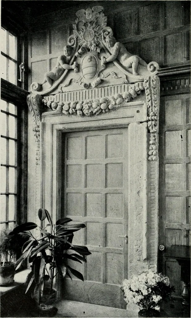 An illustration from The house dignified; its design, its arrangement and its decoration, 1908, leaf 84