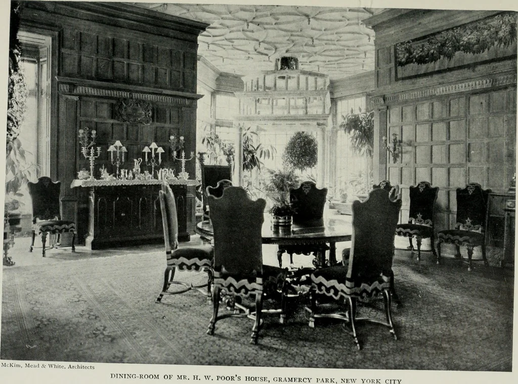 An illustration from The house dignified; its design, its arrangement and its decoration, 1908, leaf 88