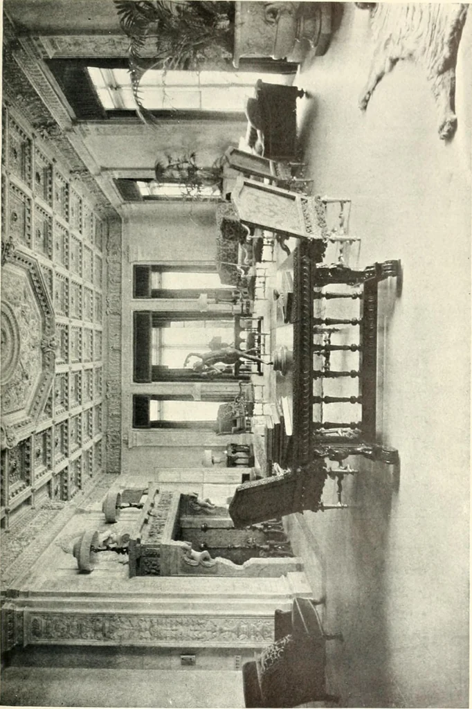 An illustration from The house dignified; its design, its arrangement and its decoration, 1908, leaf 110