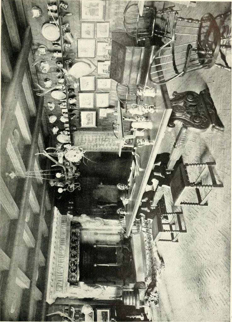 An illustration from The house dignified; its design, its arrangement and its decoration, 1908, leaf 142