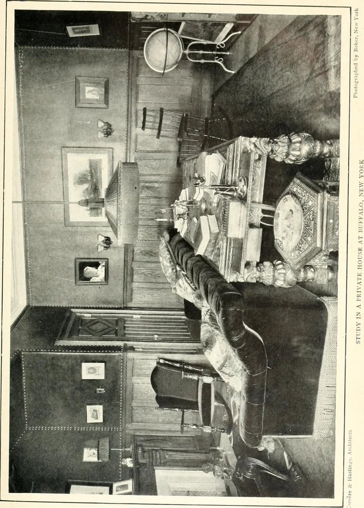 An illustration from The house dignified; its design, its arrangement and its decoration, 1908, leaf 148