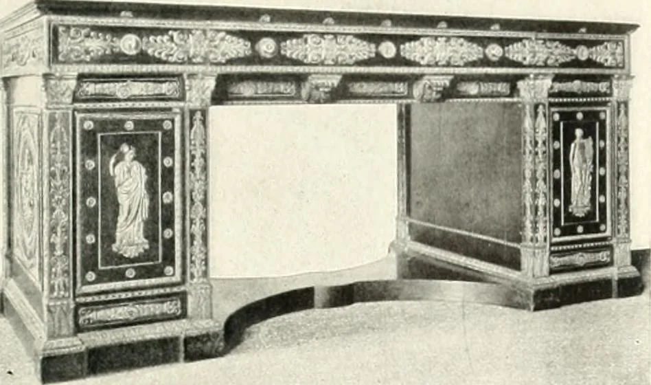 An illustration from The house dignified; its design, its arrangement and its decoration, 1908, leaf 164