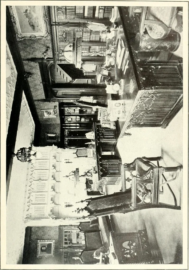 An illustration from The house dignified; its design, its arrangement and its decoration, 1908, leaf 182