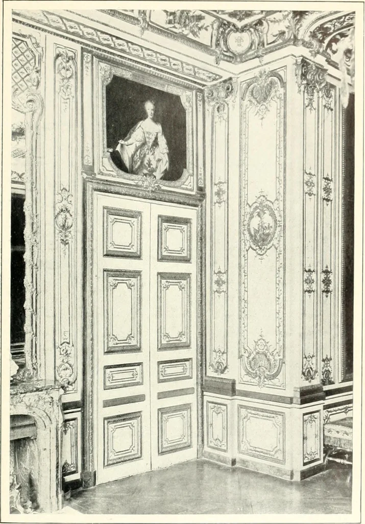 An illustration from The house dignified; its design, its arrangement and its decoration, 1908, leaf 192