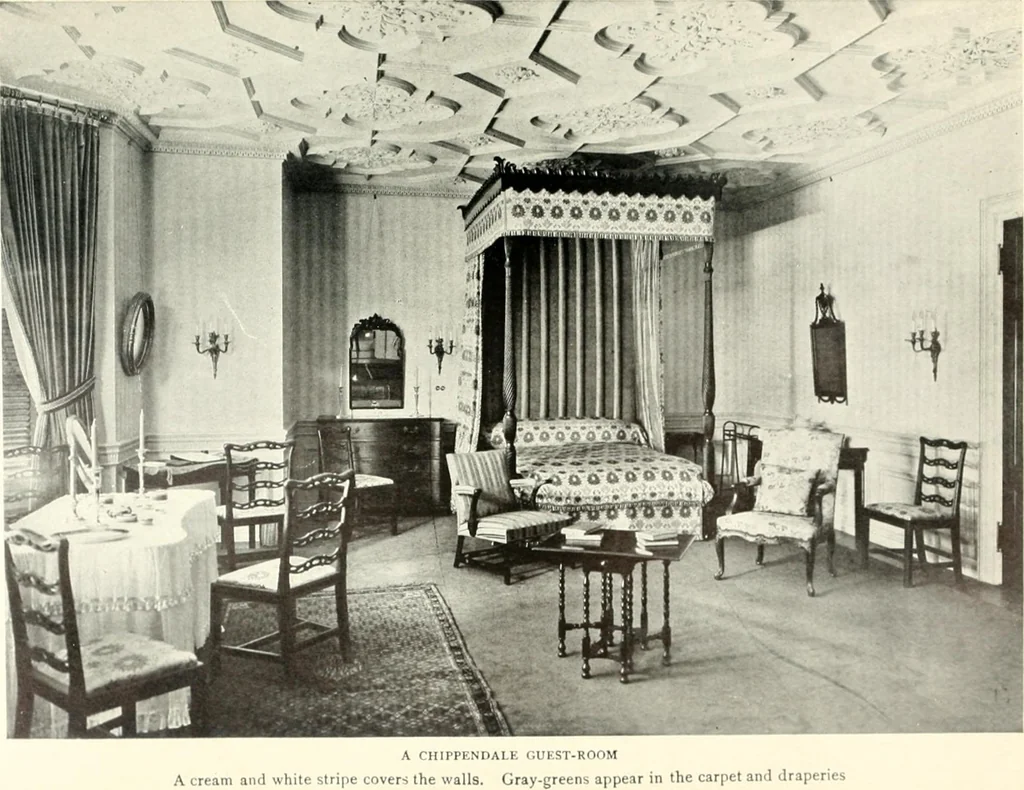 An illustration from The house dignified; its design, its arrangement and its decoration, 1908, leaf 196