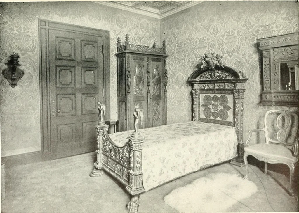An illustration from The house dignified; its design, its arrangement and its decoration, 1908, leaf 202